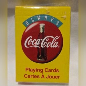 Coca Cola Red and Yellow Playing Cards